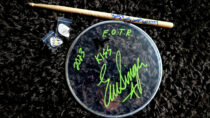 Memorabilia Update – Eric Singer KISS Drumhead & Drumstick